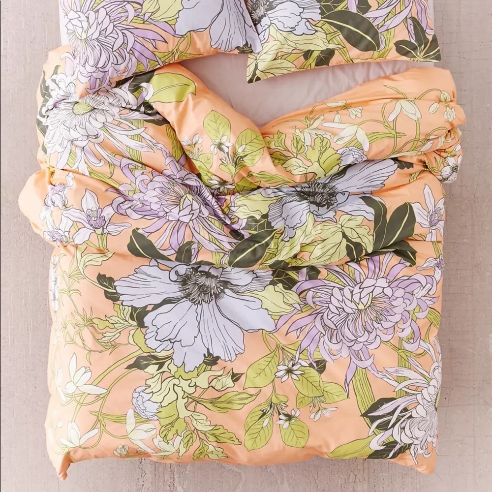 Urban outfitters floral duvet cover